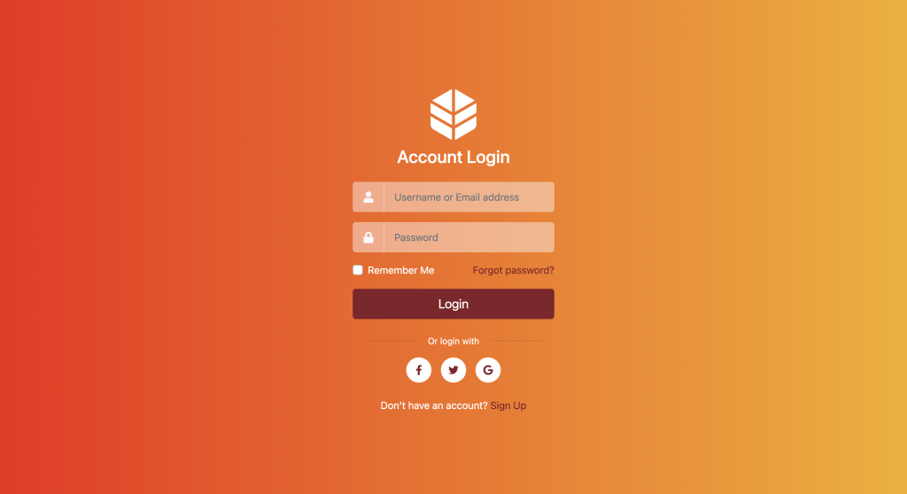 Login Page Bootstrap Template Free Download - UI Fresh