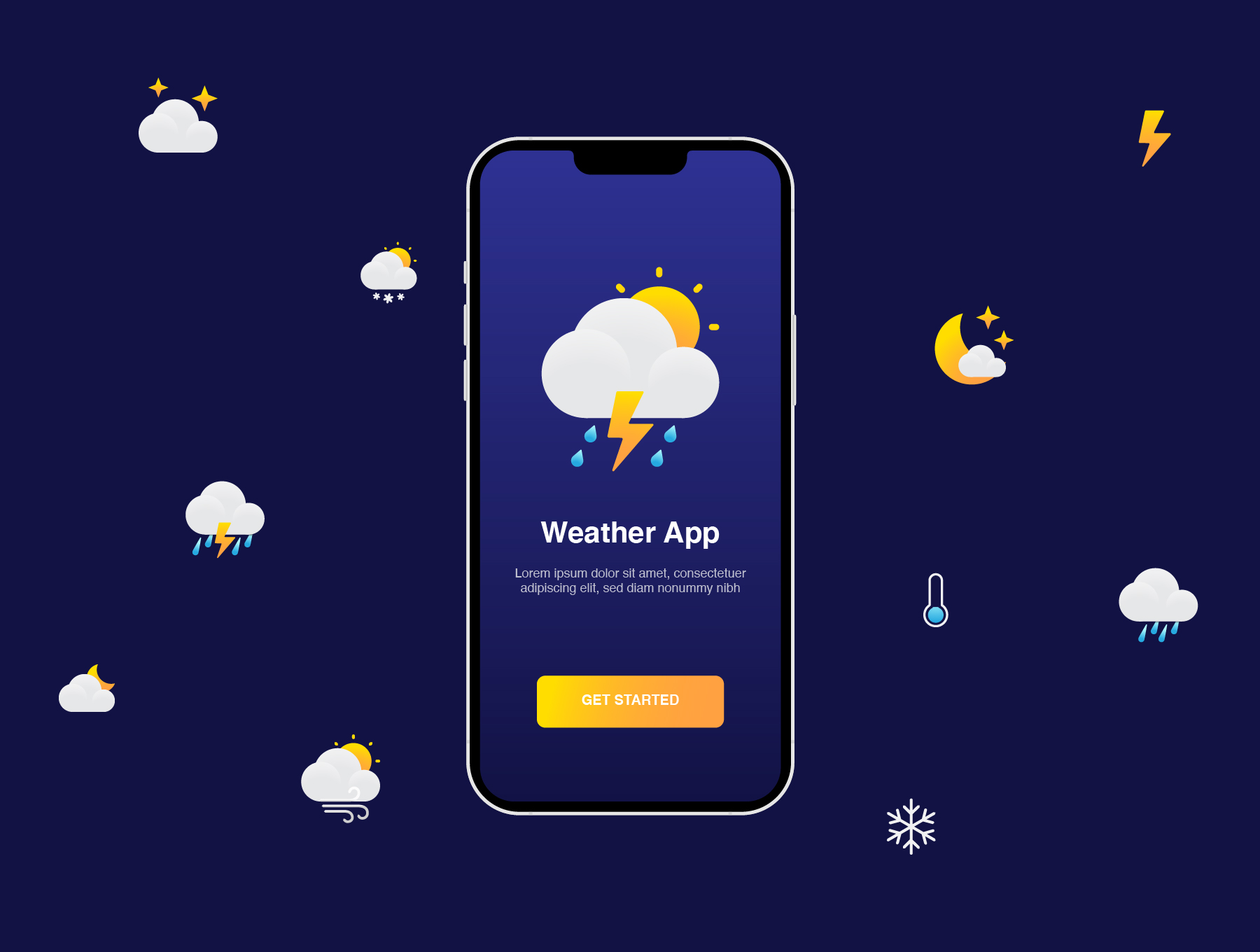 63 Colorful Weather Icons