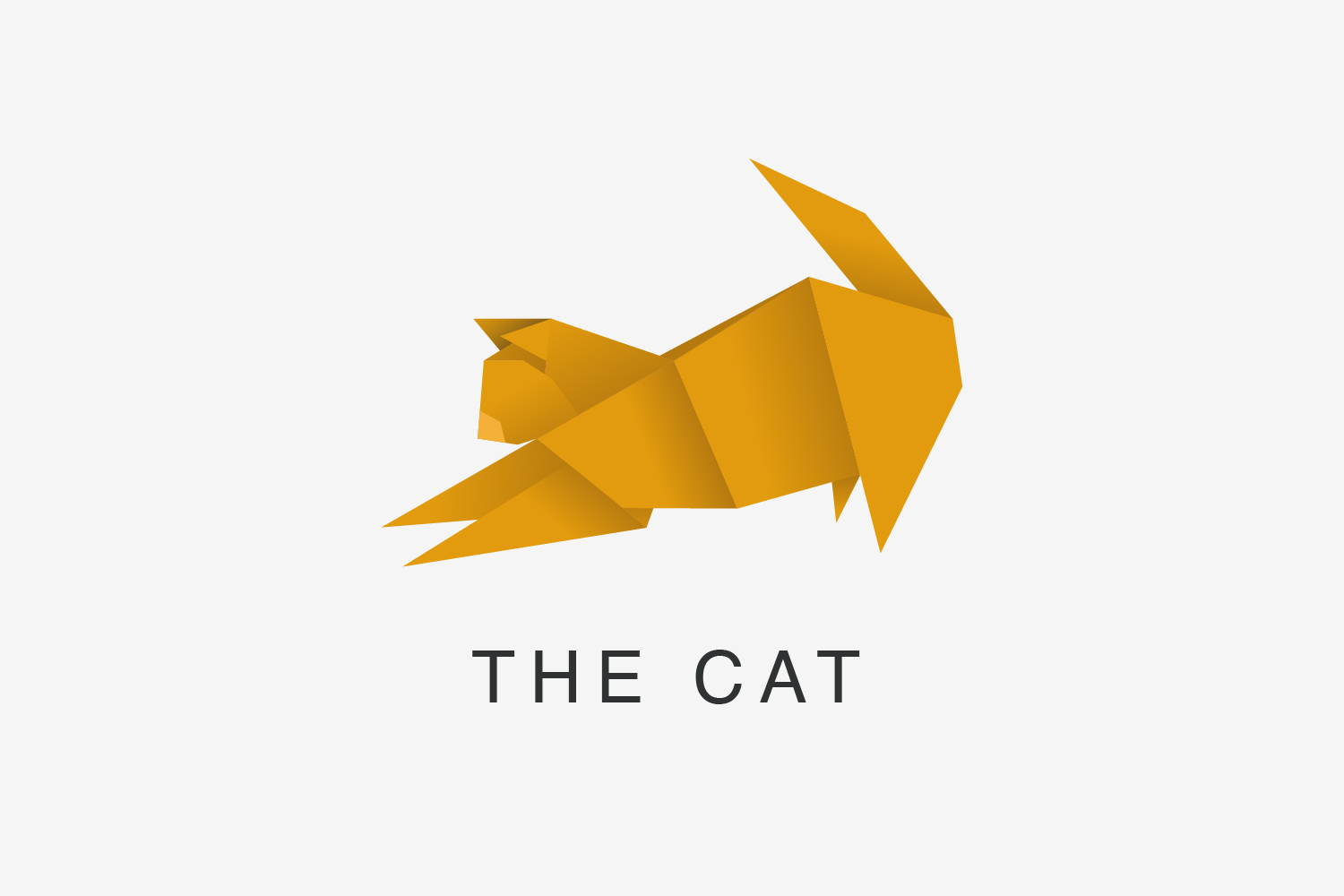Origami Cat Logo