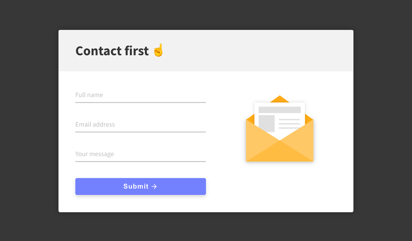 Animated Contact Form