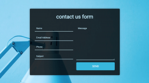 Free 25+ HTML Contact Form Examples - UI Fresh