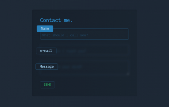 Free 25+ HTML Contact Form Examples - UI Fresh