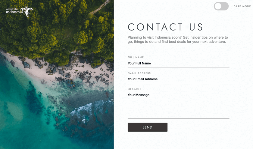 Responsive Contact Page