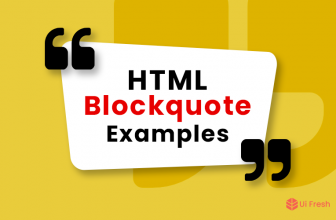HTML Blockquote Examples