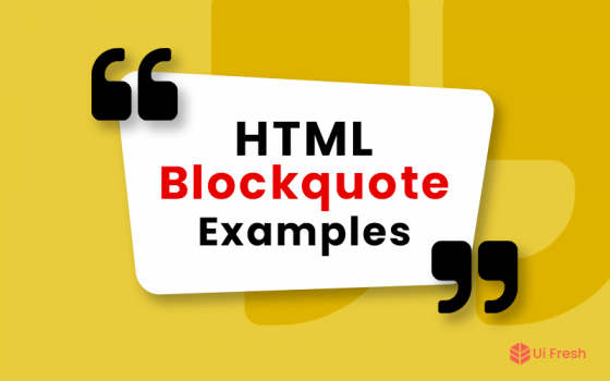 HTML Blockquote Examples