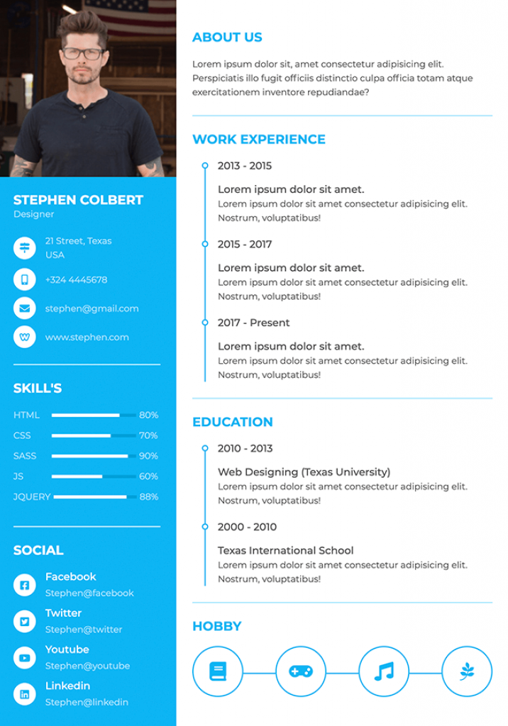 21+ Professional HTML Resume Templates 2024 Free Download - UI Fresh