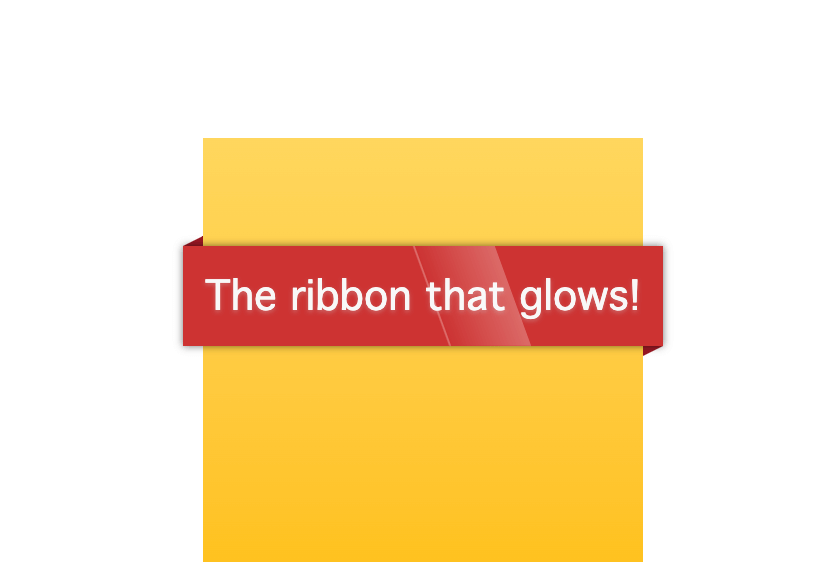 The glow ribbon