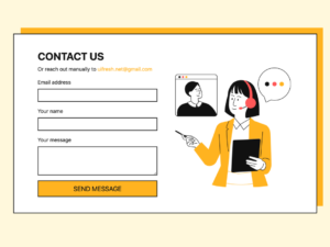 Contact Form HTML Example 02