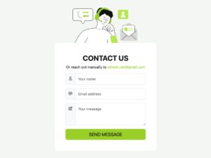 Contact Form HTML Example 03