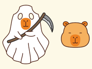 Capybara Ghost Halloween Illustrations