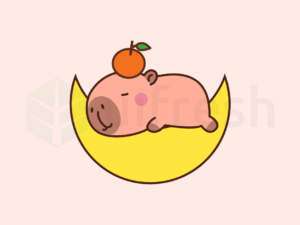 Capybara Rocking Paper Illustrations
